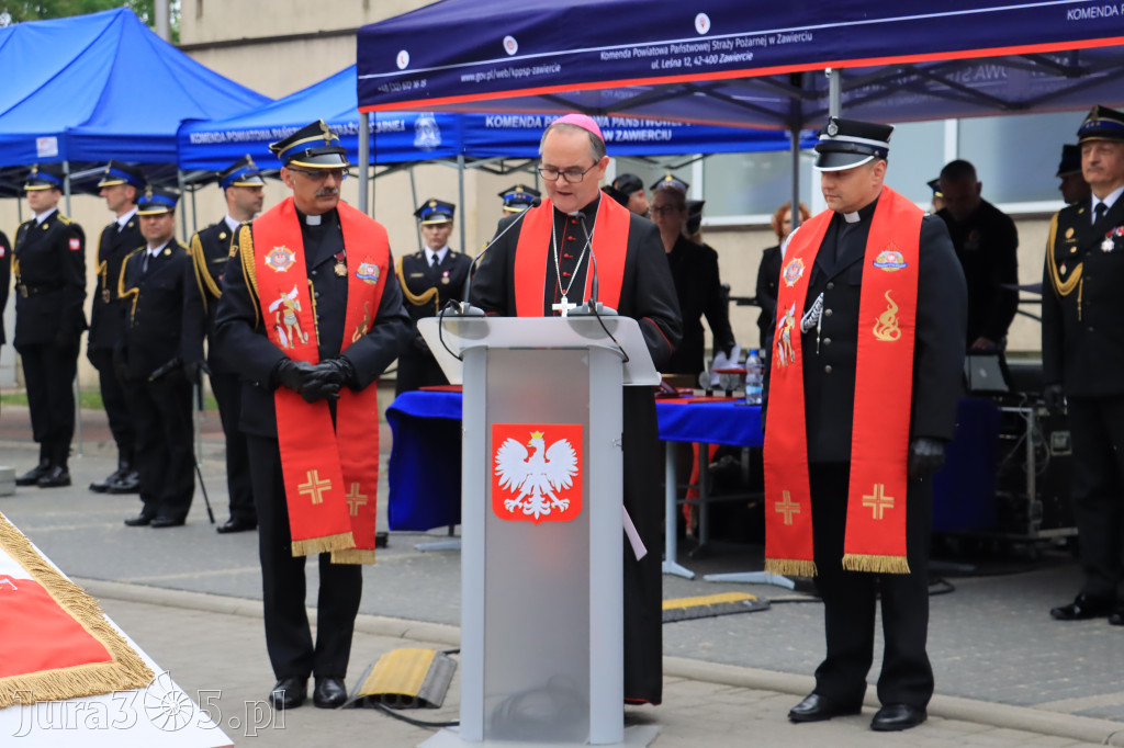 Wojewódzkie obchody Dnia Strażaka w Zawierciu
