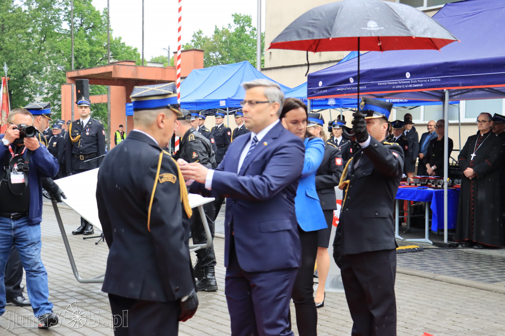 Wojewódzkie obchody Dnia Strażaka w Zawierciu