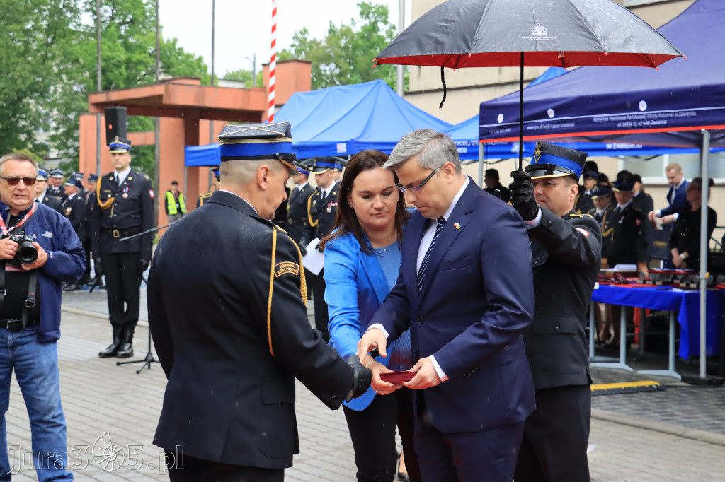 Wojewódzkie obchody Dnia Strażaka w Zawierciu