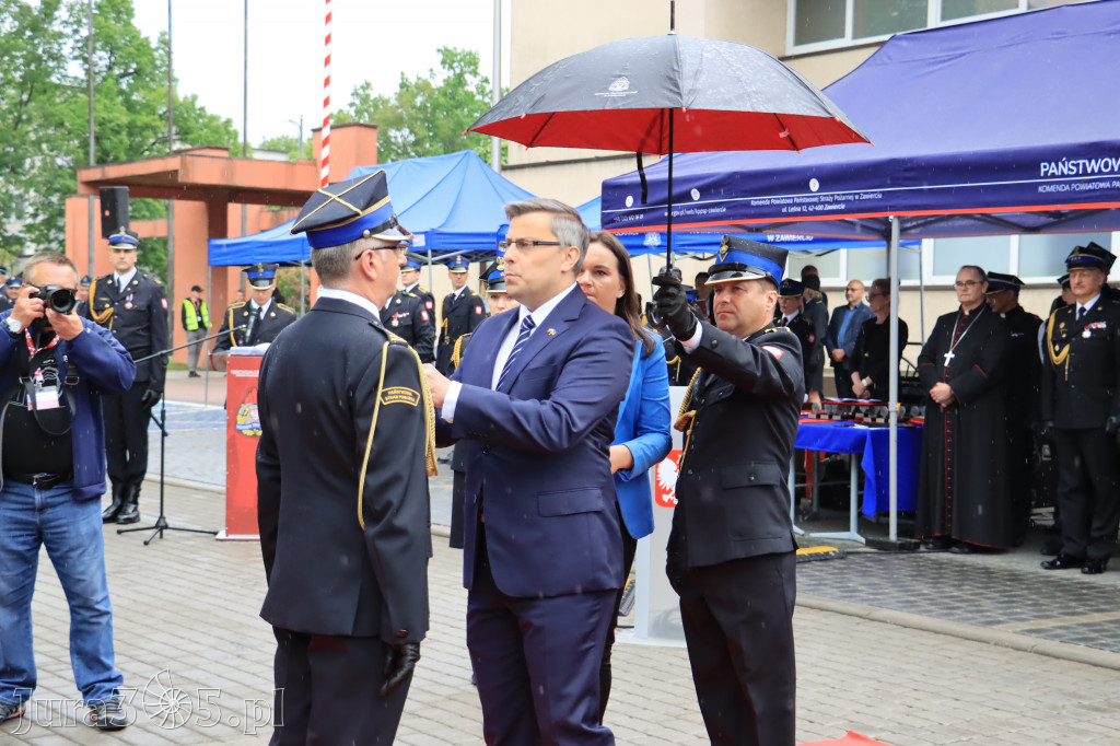Wojewódzkie obchody Dnia Strażaka w Zawierciu
