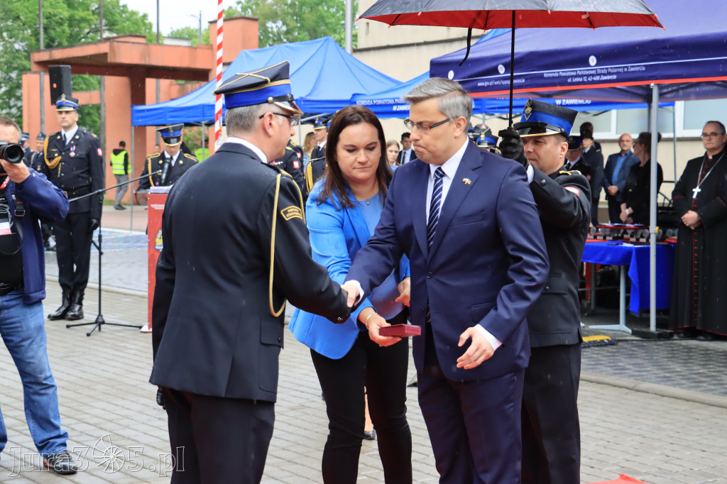Wojewódzkie obchody Dnia Strażaka w Zawierciu