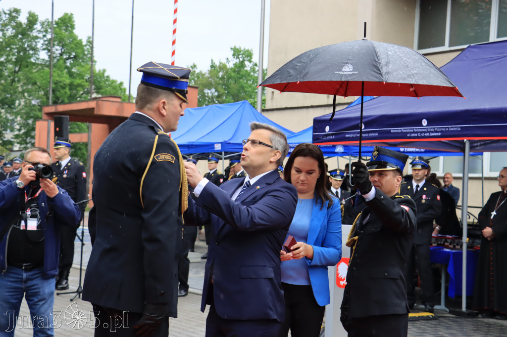 Wojewódzkie obchody Dnia Strażaka w Zawierciu