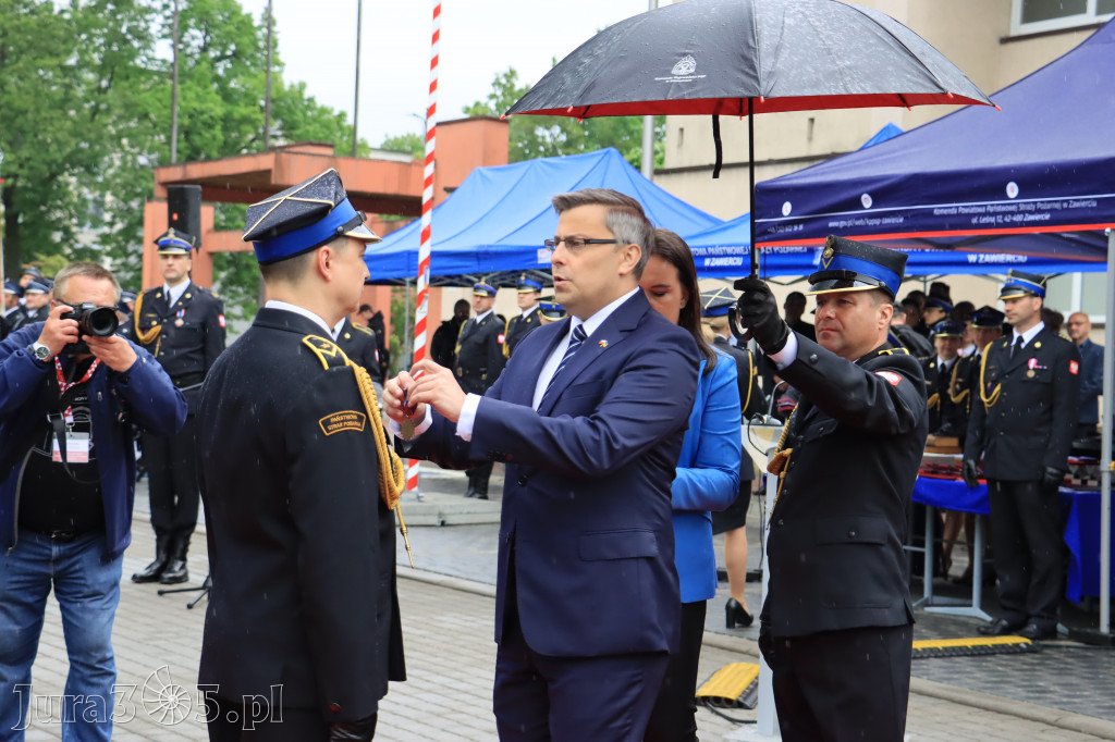 Wojewódzkie obchody Dnia Strażaka w Zawierciu