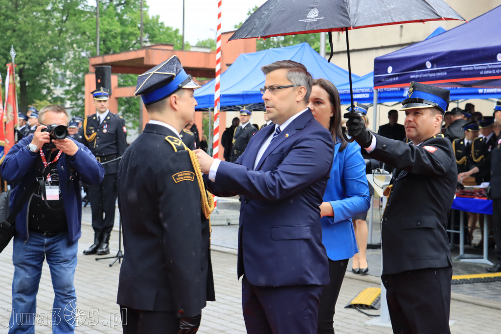 Wojewódzkie obchody Dnia Strażaka w Zawierciu