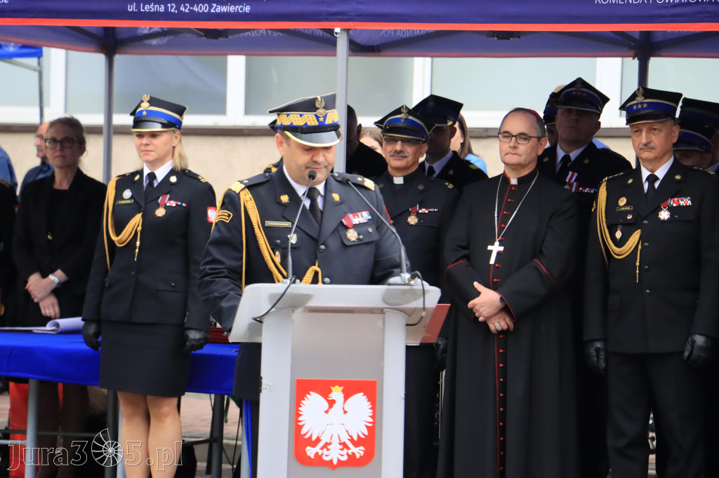 Wojewódzkie obchody Dnia Strażaka w Zawierciu