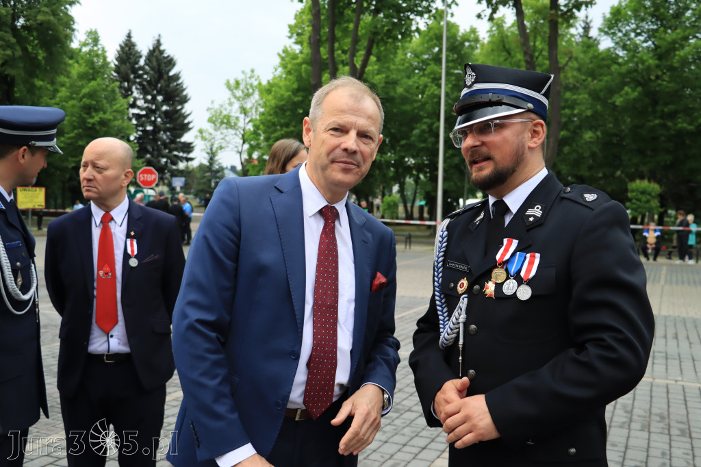 Wojewódzkie obchody Dnia Strażaka w Zawierciu