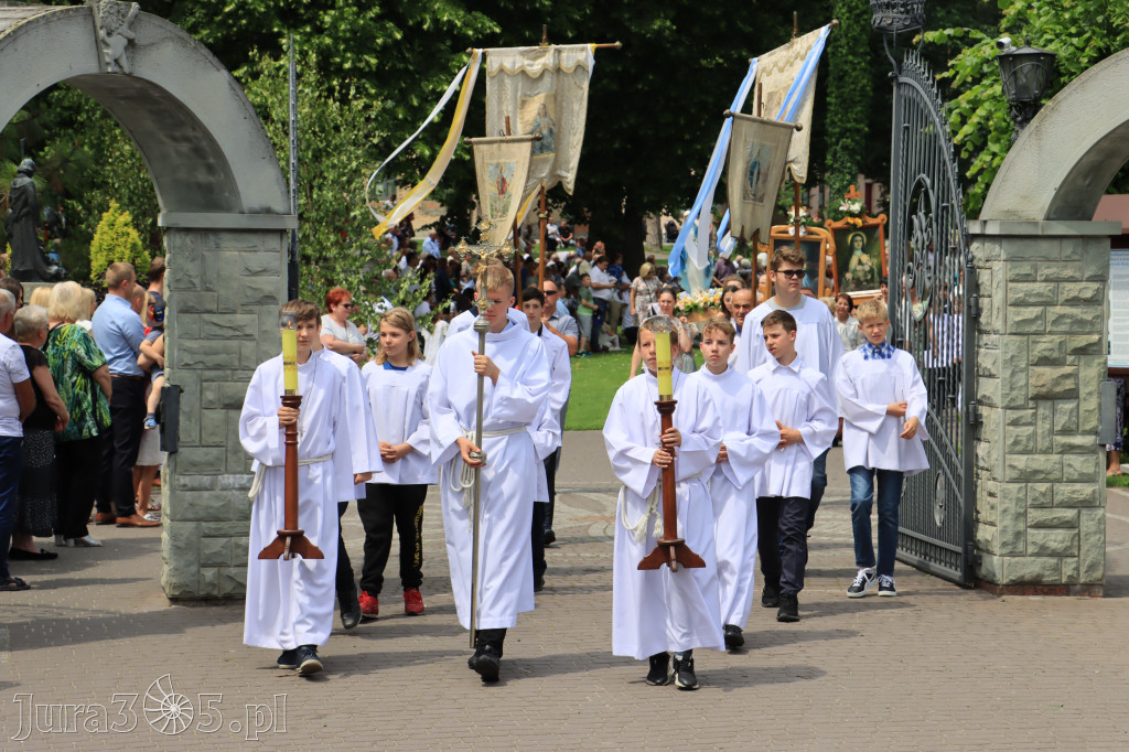 Boże Ciało - Procesja z Sanktuarium Marki Bożej Leśniowskiej