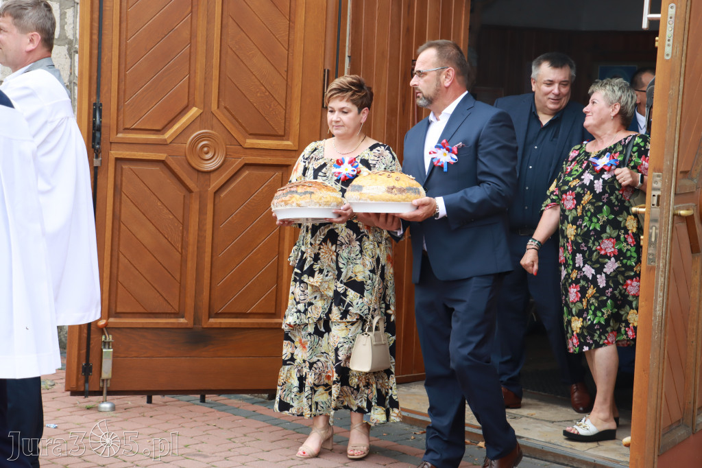 DOŻYNKI KROCZYCE - korowód i część oficjalna.