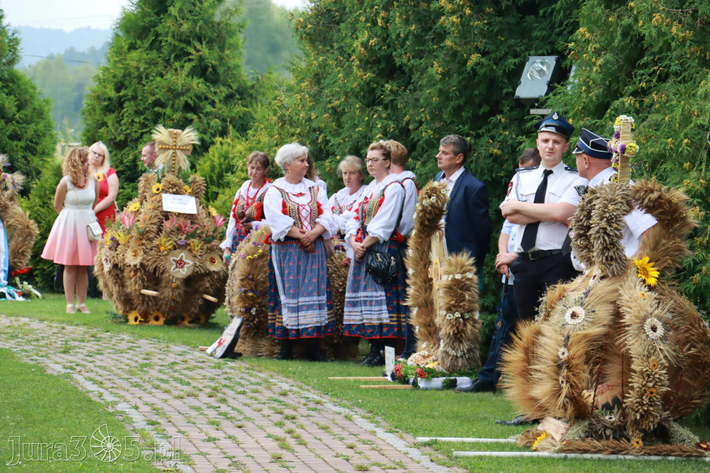 DOŻYNKI KROCZYCE - korowód i część oficjalna.