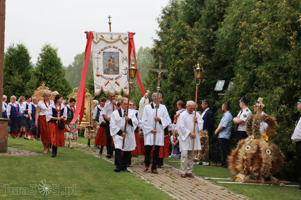 DOŻYNKI KROCZYCE - korowód i część oficjalna.