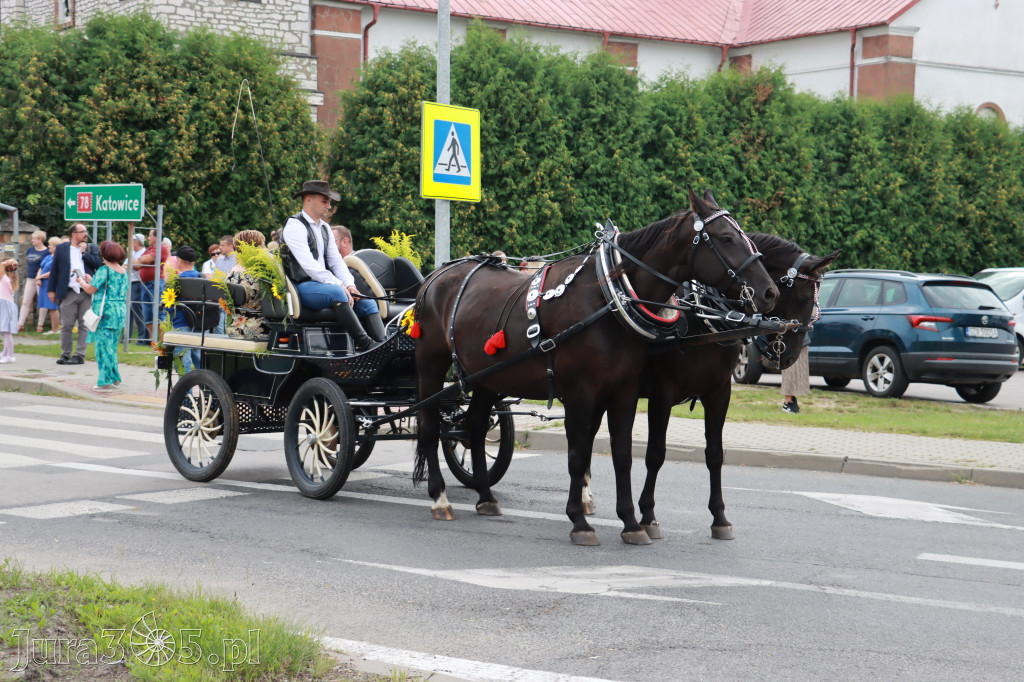 DOŻYNKI KROCZYCE - korowód i część oficjalna.