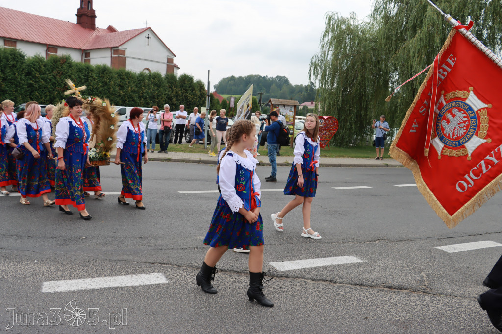 DOŻYNKI KROCZYCE - korowód i część oficjalna.