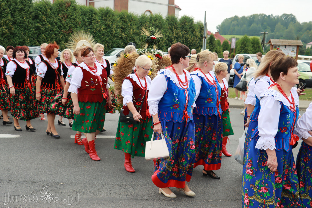 DOŻYNKI KROCZYCE - korowód i część oficjalna.