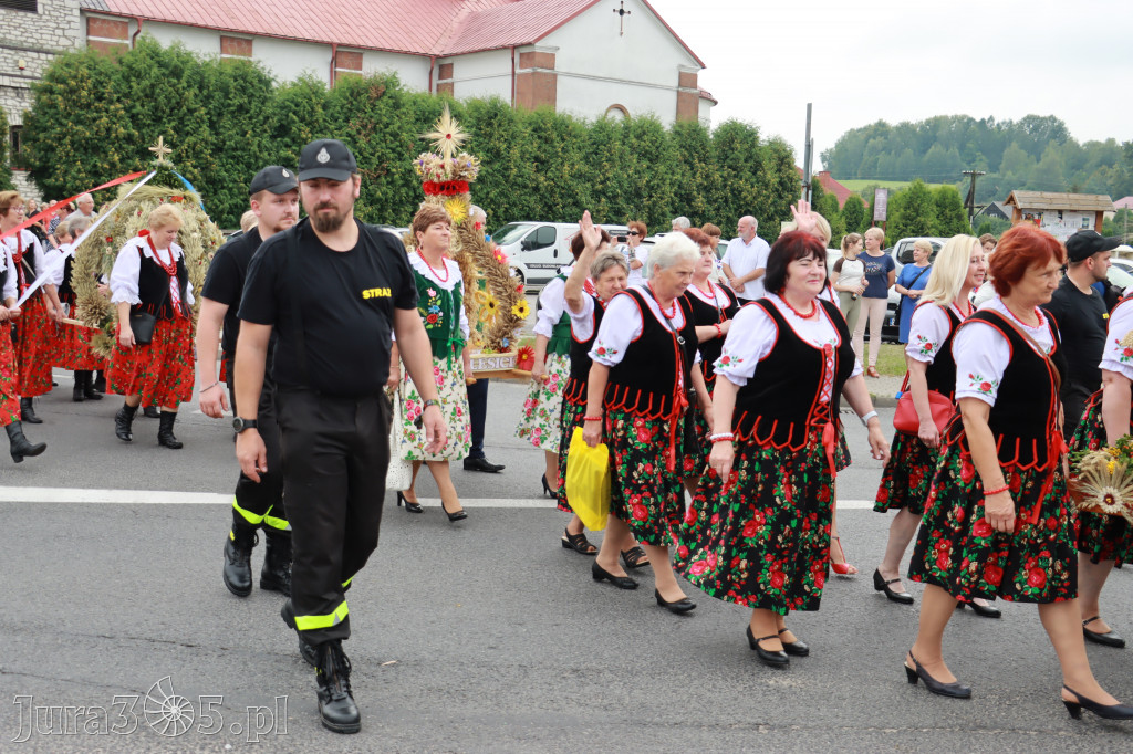DOŻYNKI KROCZYCE - korowód i część oficjalna.