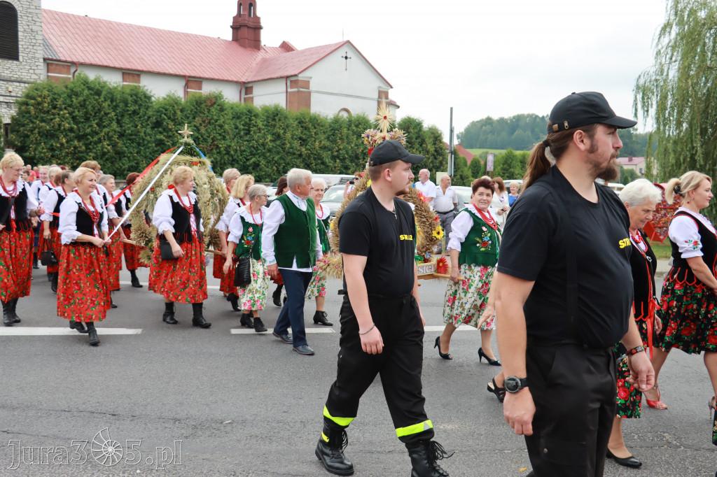 DOŻYNKI KROCZYCE - korowód i część oficjalna.