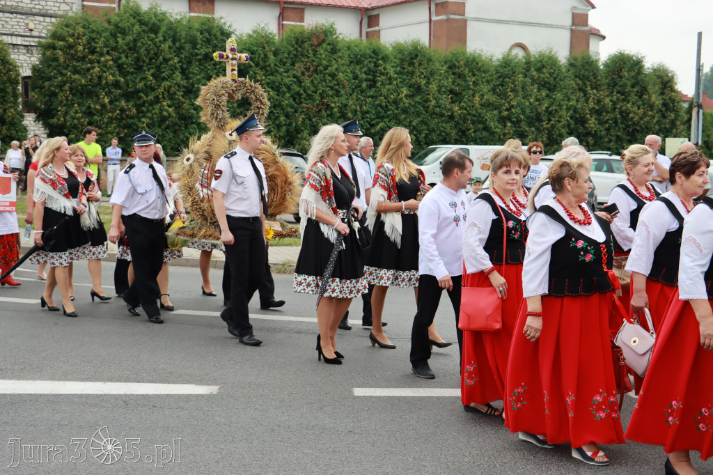 DOŻYNKI KROCZYCE - korowód i część oficjalna.