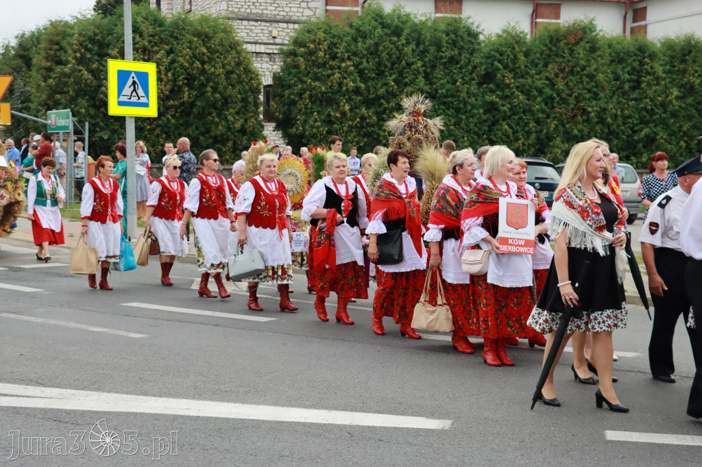DOŻYNKI KROCZYCE - korowód i część oficjalna.