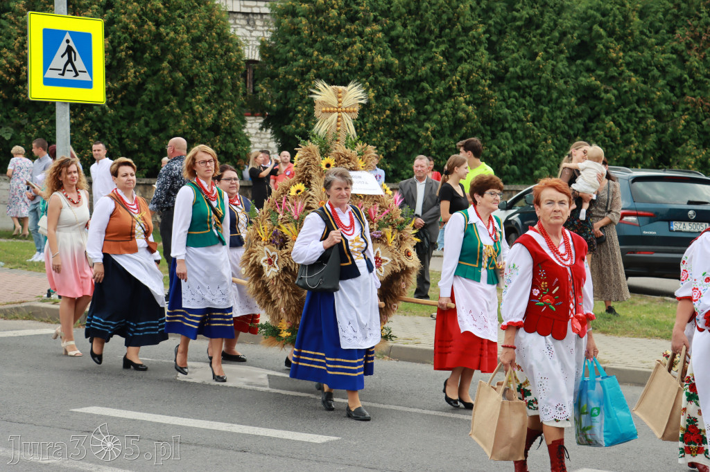DOŻYNKI KROCZYCE - korowód i część oficjalna.