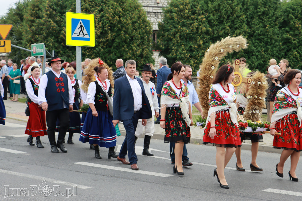 DOŻYNKI KROCZYCE - korowód i część oficjalna.
