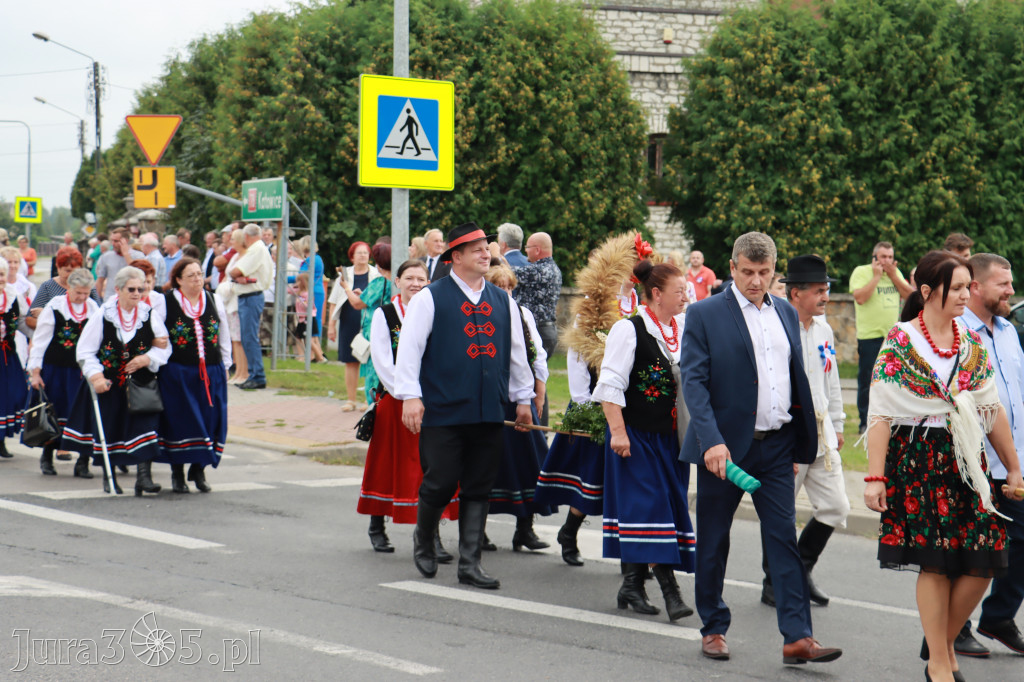 DOŻYNKI KROCZYCE - korowód i część oficjalna.
