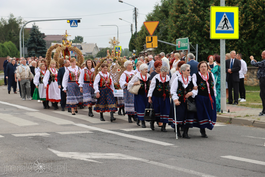 DOŻYNKI KROCZYCE - korowód i część oficjalna.