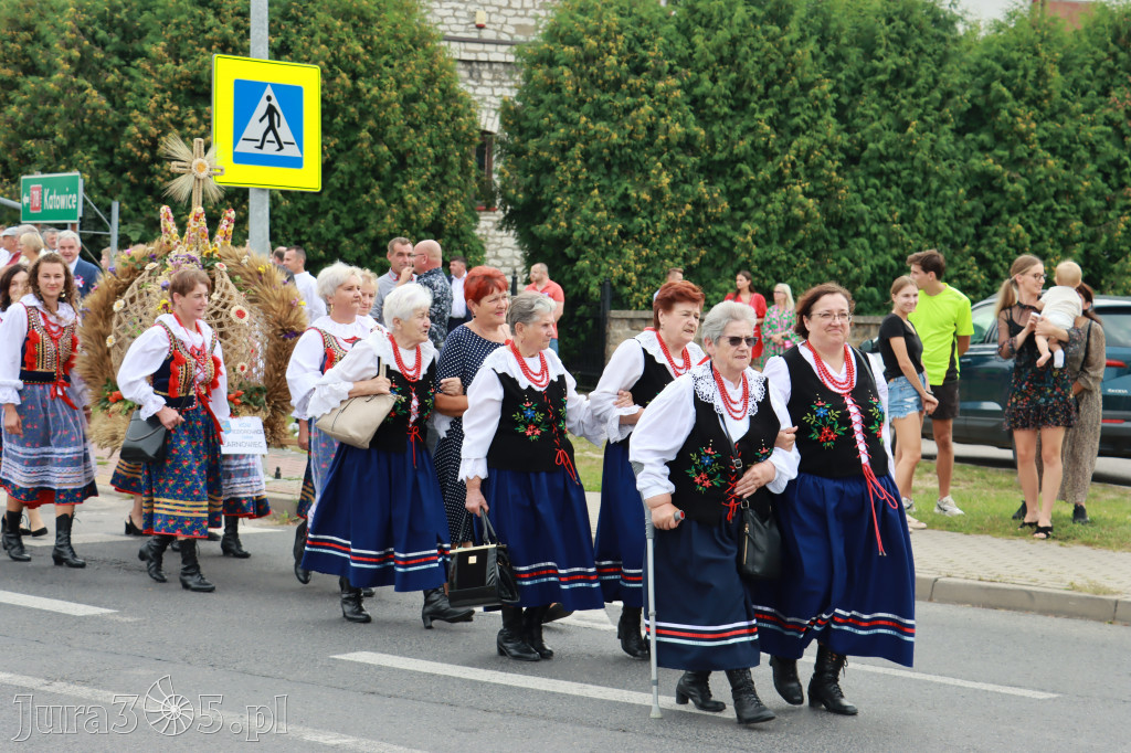 DOŻYNKI KROCZYCE - korowód i część oficjalna.
