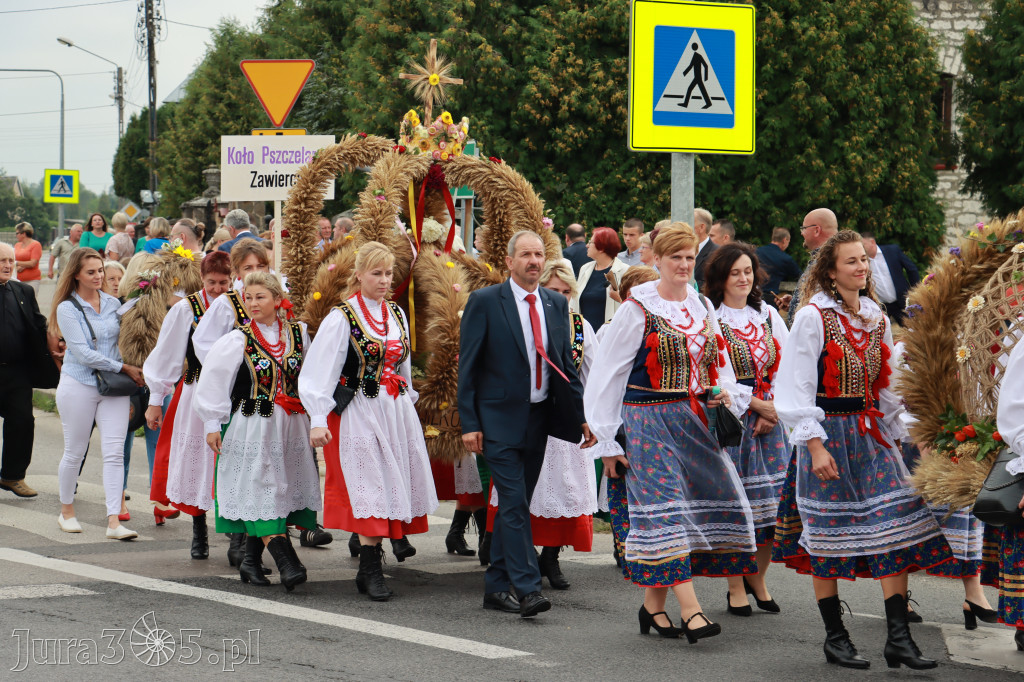 DOŻYNKI KROCZYCE - korowód i część oficjalna.
