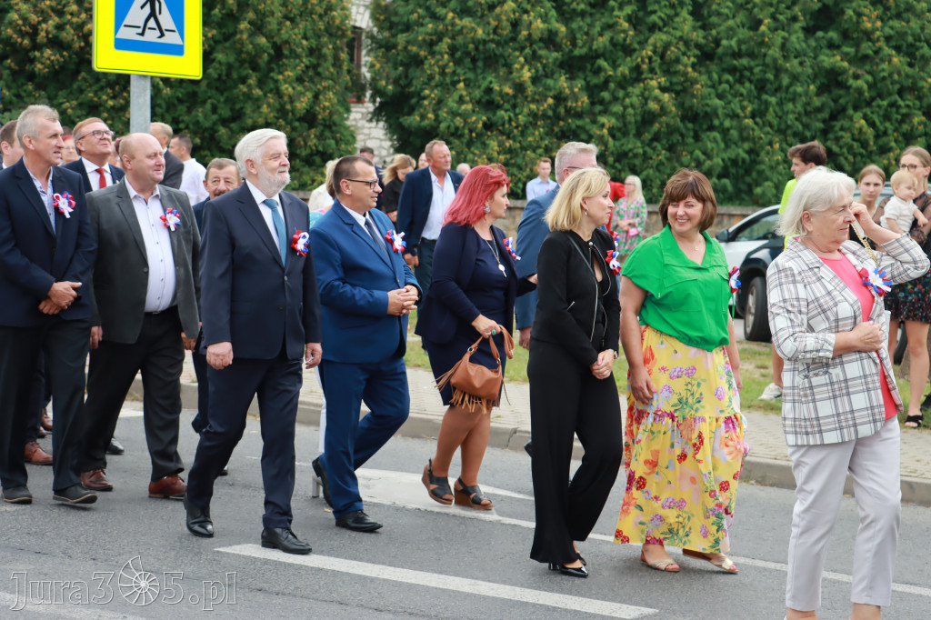 DOŻYNKI KROCZYCE - korowód i część oficjalna.