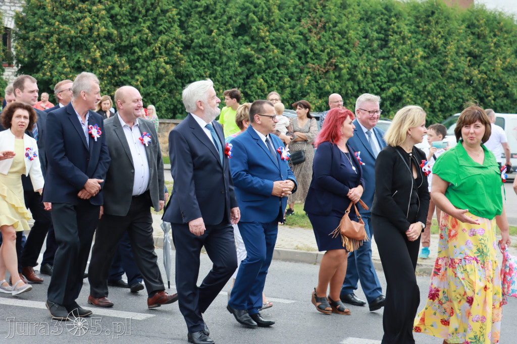 DOŻYNKI KROCZYCE - korowód i część oficjalna.