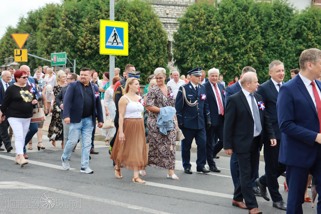 DOŻYNKI KROCZYCE - korowód i część oficjalna.
