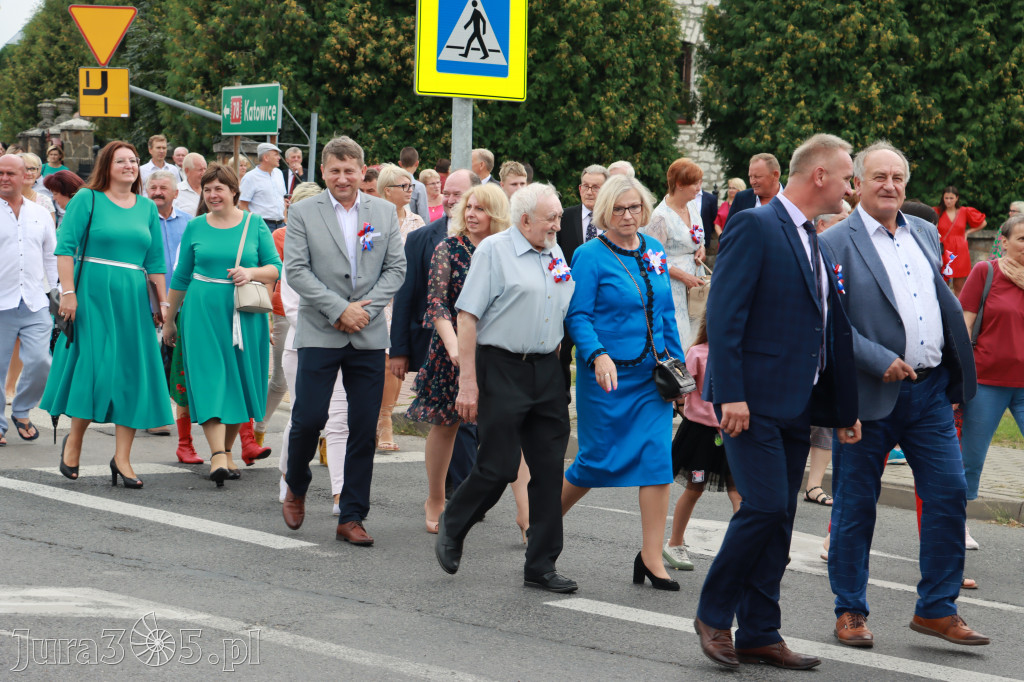 DOŻYNKI KROCZYCE - korowód i część oficjalna.