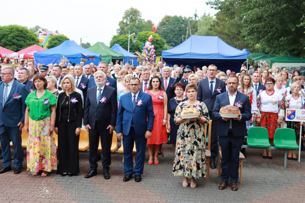 DOŻYNKI KROCZYCE - korowód i część oficjalna.