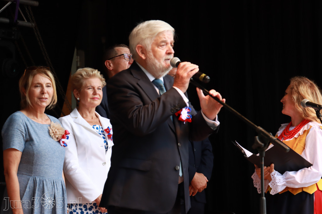 DOŻYNKI KROCZYCE - korowód i część oficjalna.
