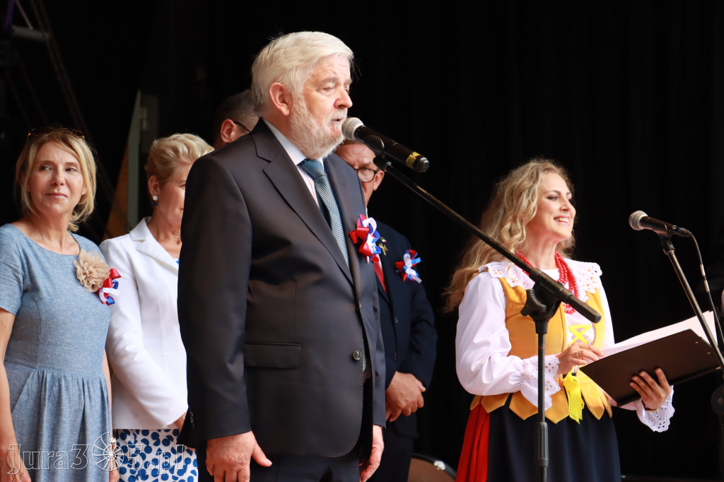 DOŻYNKI KROCZYCE - korowód i część oficjalna.
