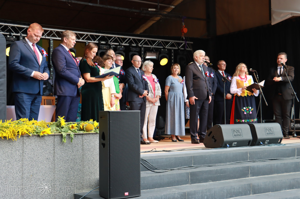 DOŻYNKI KROCZYCE - korowód i część oficjalna.