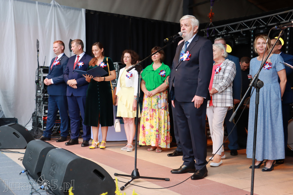 DOŻYNKI KROCZYCE - korowód i część oficjalna.