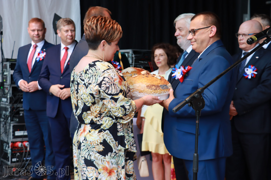 DOŻYNKI KROCZYCE - korowód i część oficjalna.