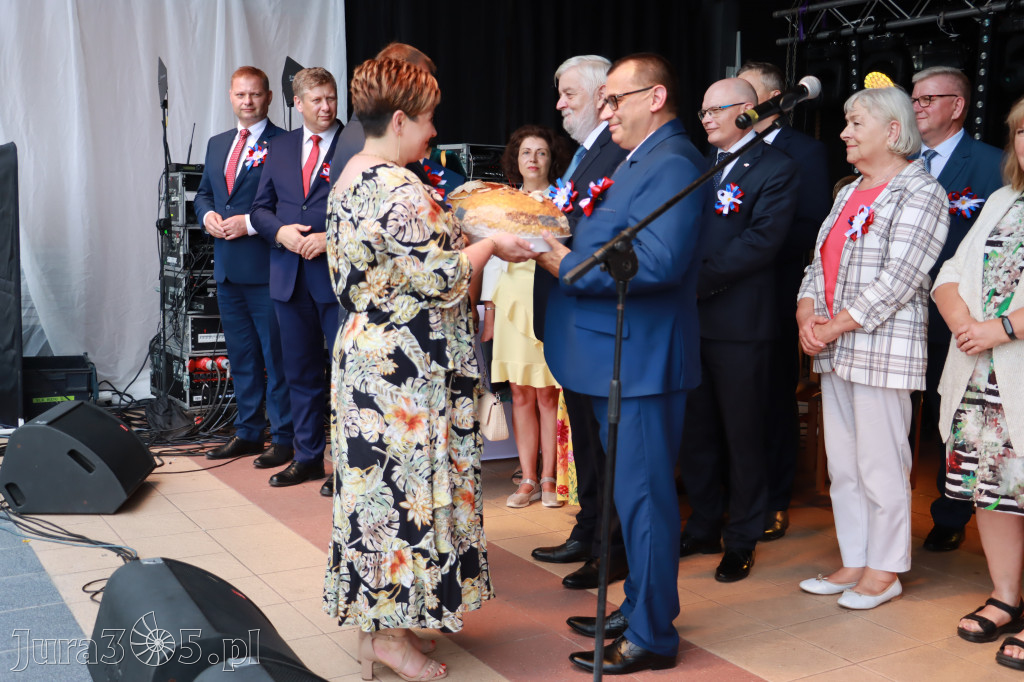 DOŻYNKI KROCZYCE - korowód i część oficjalna.