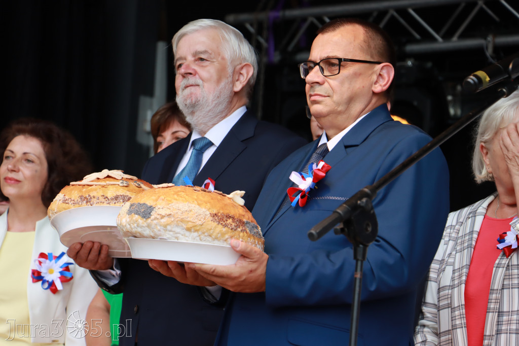 DOŻYNKI KROCZYCE - korowód i część oficjalna.