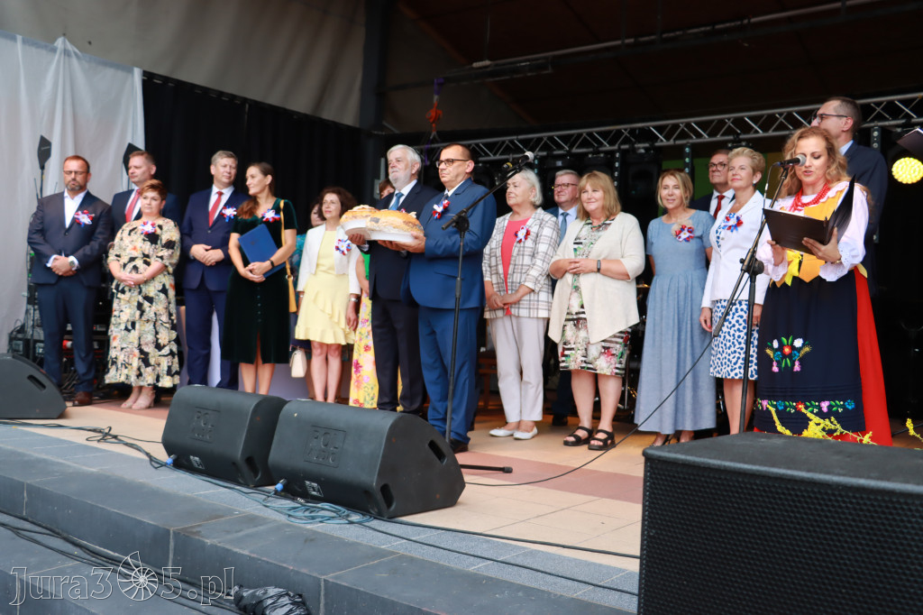 DOŻYNKI KROCZYCE - korowód i część oficjalna.