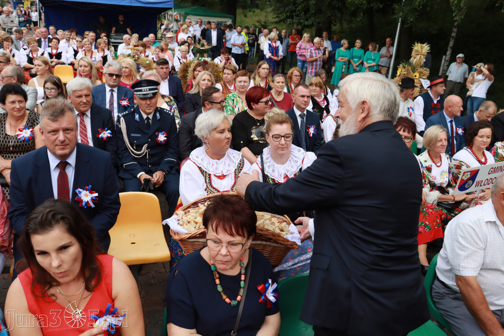 DOŻYNKI KROCZYCE - korowód i część oficjalna.
