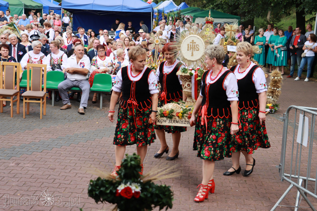 DOŻYNKI KROCZYCE - korowód i część oficjalna.