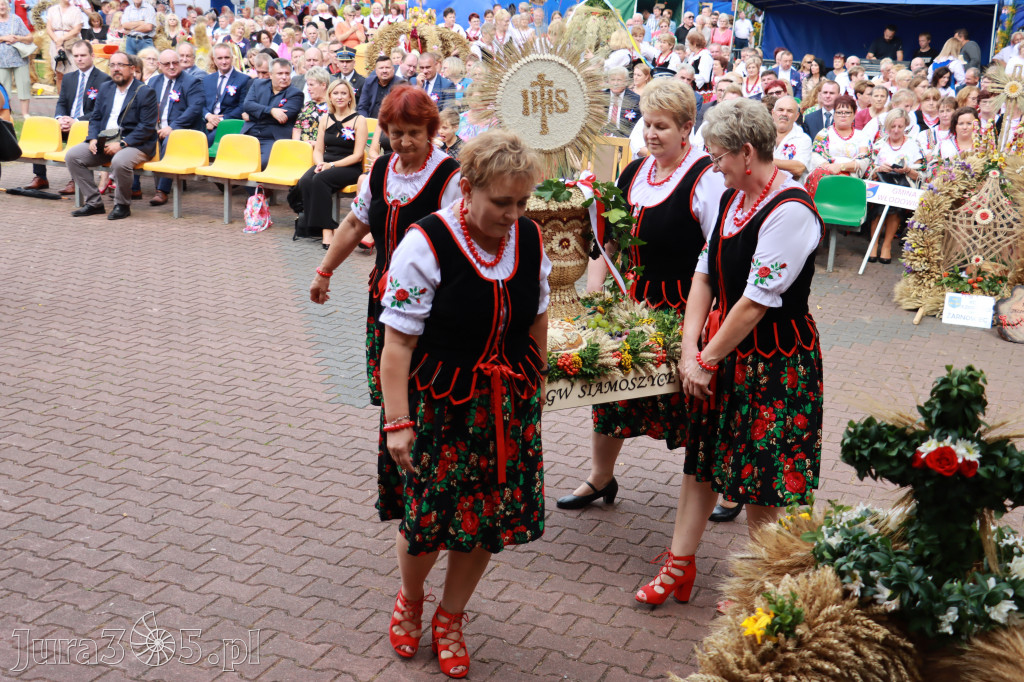 DOŻYNKI KROCZYCE - korowód i część oficjalna.