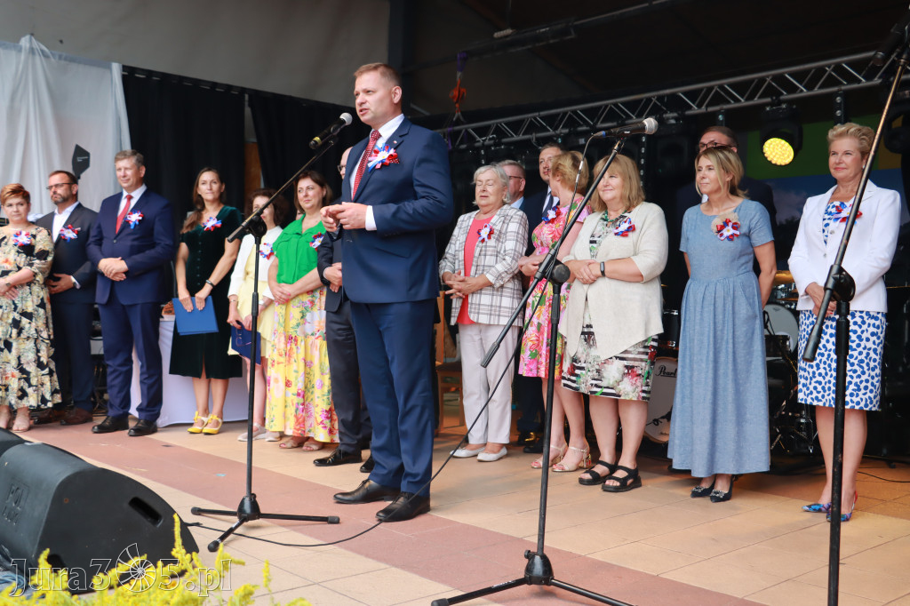 DOŻYNKI KROCZYCE - korowód i część oficjalna.