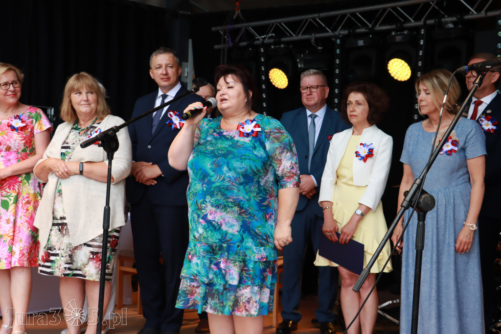 DOŻYNKI KROCZYCE - korowód i część oficjalna.