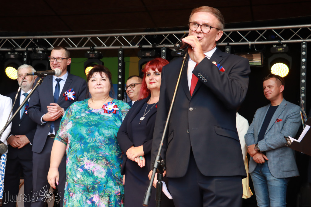 DOŻYNKI KROCZYCE - korowód i część oficjalna.