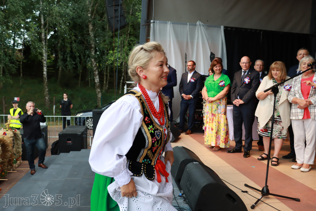 DOŻYNKI KROCZYCE - korowód i część oficjalna.