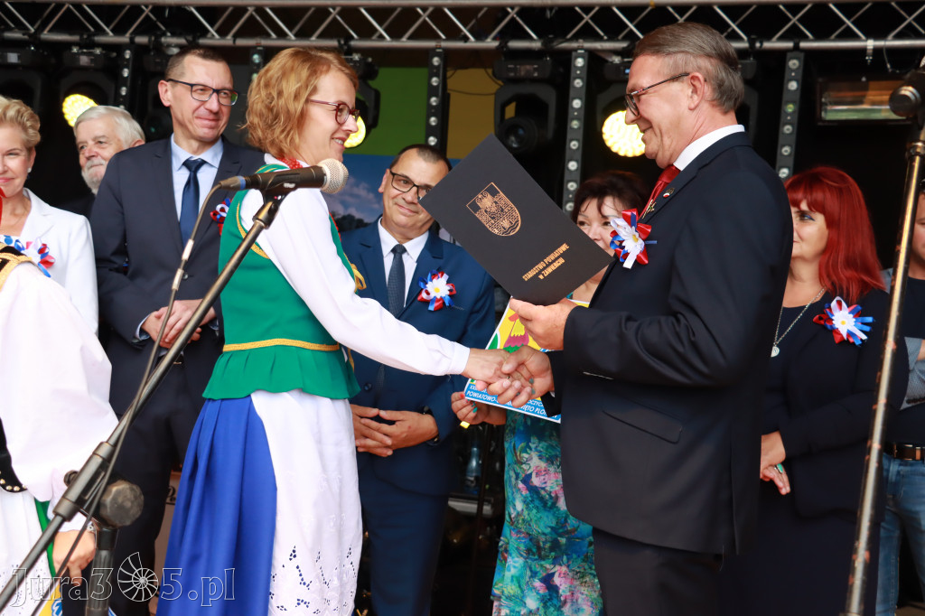 DOŻYNKI KROCZYCE - korowód i część oficjalna.