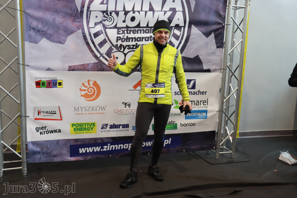 Zimna połówka Ekstremalny półmaraton Myszkowski