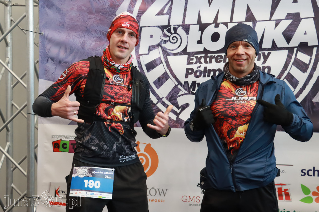 Zimna połówka Ekstremalny półmaraton Myszkowski